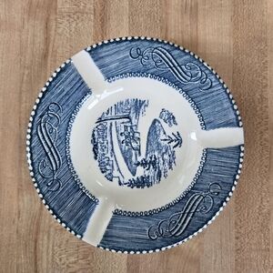 Blue and White Decorative Plate